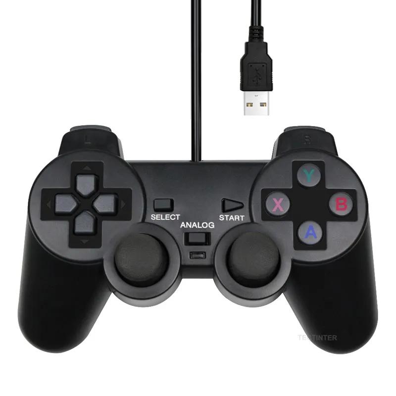 Laptop Accessories Ideas - Wired USB PC Gaming Joystick Gamepad