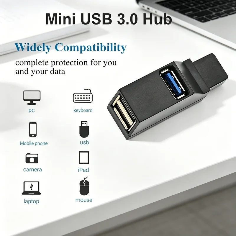 USB 3.0 2.0 Rotatable 3 Ports  - Laptop Accessories Price ulasan dan harga