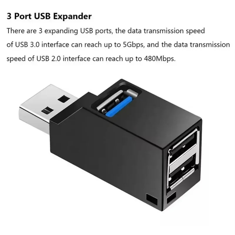 USB 3.0 2.0 Rotatable 3 Ports  - Laptop Accessories Price ulasan dan harga