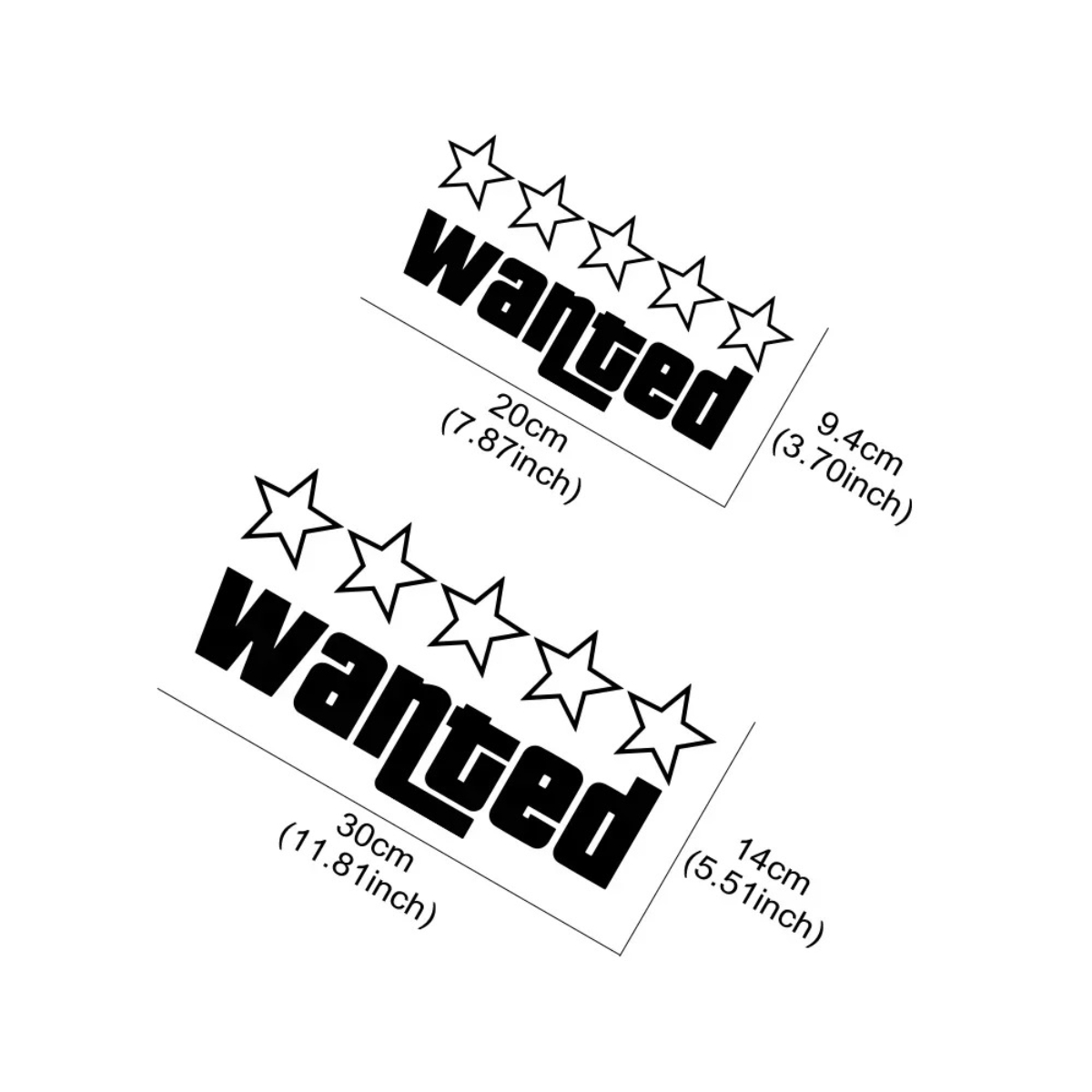 1PC Wanted Car Funny Stickers  - Laptop Accessories Ideas ulasan dan harga