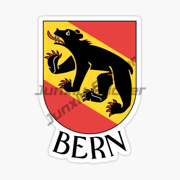 BERN SWITZERLAND Flag Car Stic - Laptop Accessories Wholesale ulasan dan harga