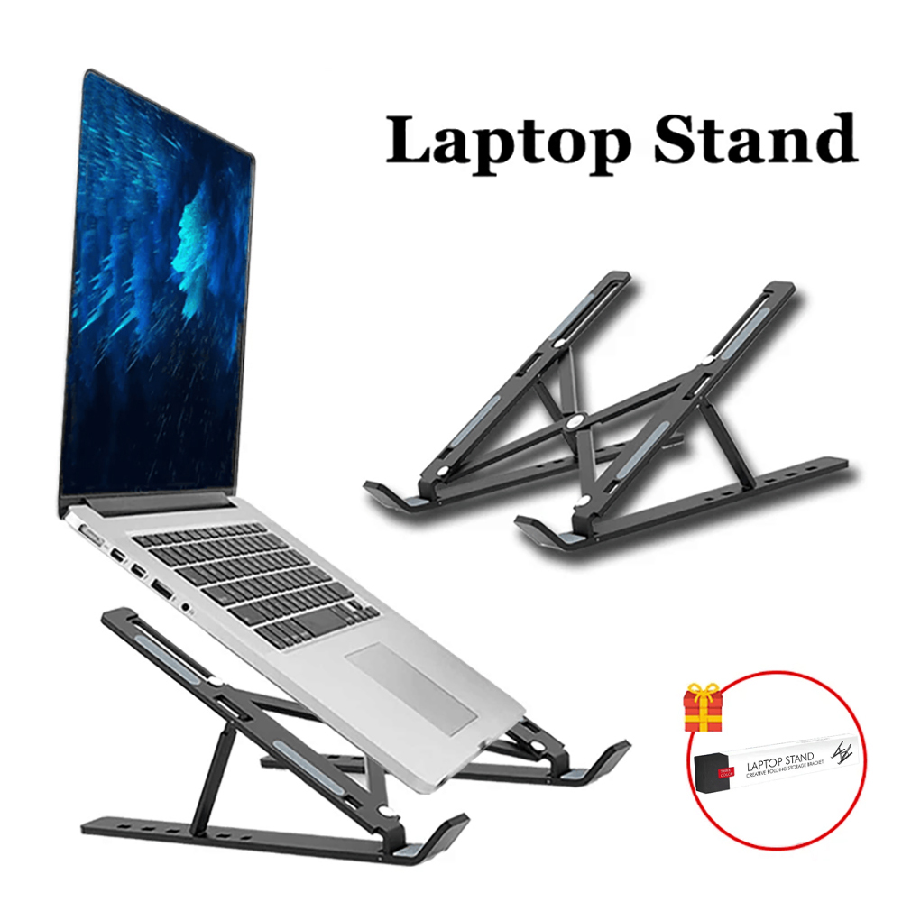 Laptop Stand Portable Foldable - Laptop Accessories Price ulasan dan harga