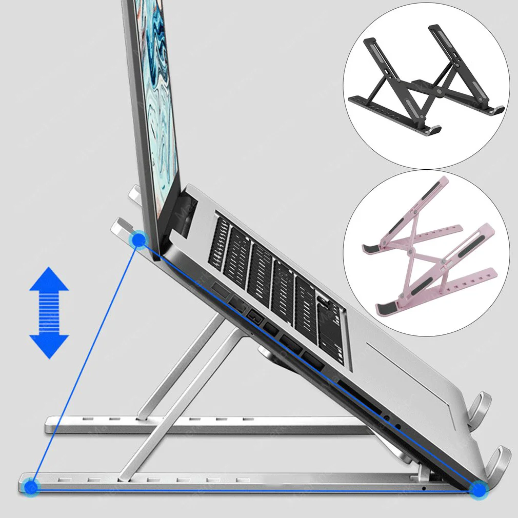 Laptop Stand Portable Foldable - Laptop Accessories Price ulasan dan harga