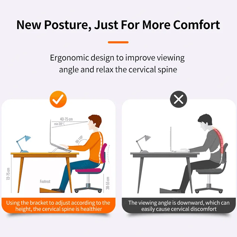 Laptop Stand Portable Foldable - Laptop Accessories Price ulasan dan harga