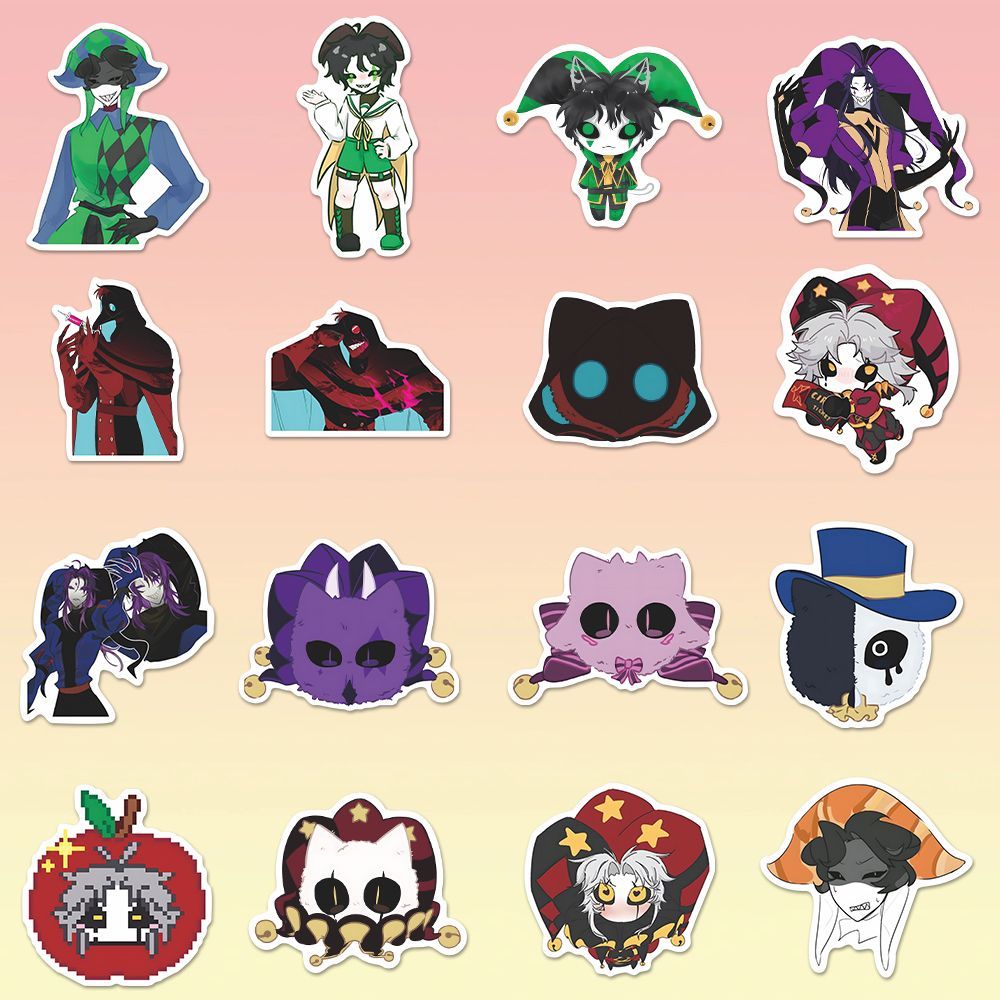 73PCS The Freak Circus Pierrot - Laptop Accessories Wholesale ulasan dan harga