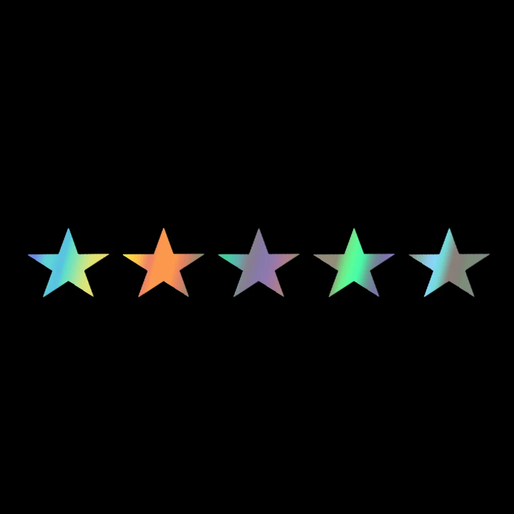 20x3cm 5 Star Wanted Car Stick - Laptop Accessories Ideas ulasan dan harga