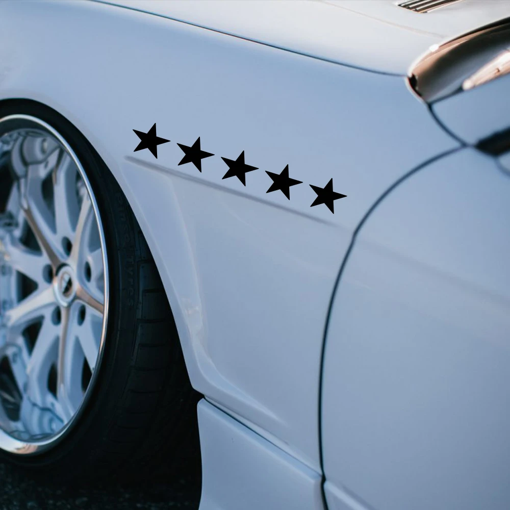 20x3cm 5 Star Wanted Car Stick - Laptop Accessories Ideas ulasan dan harga