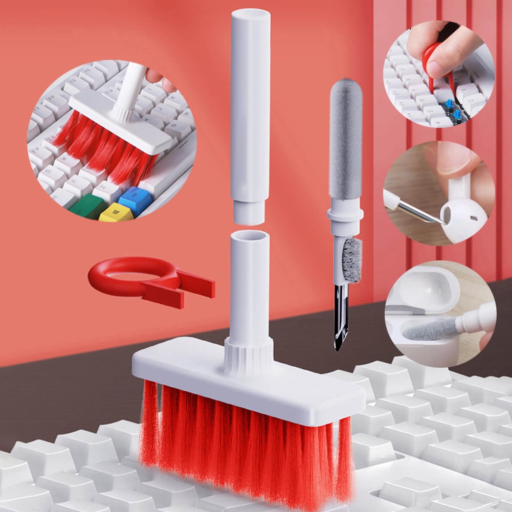 3-in-1 Cleaning Brush Kit Mech - Laptop Accessories Cleaning Kit ulasan dan harga