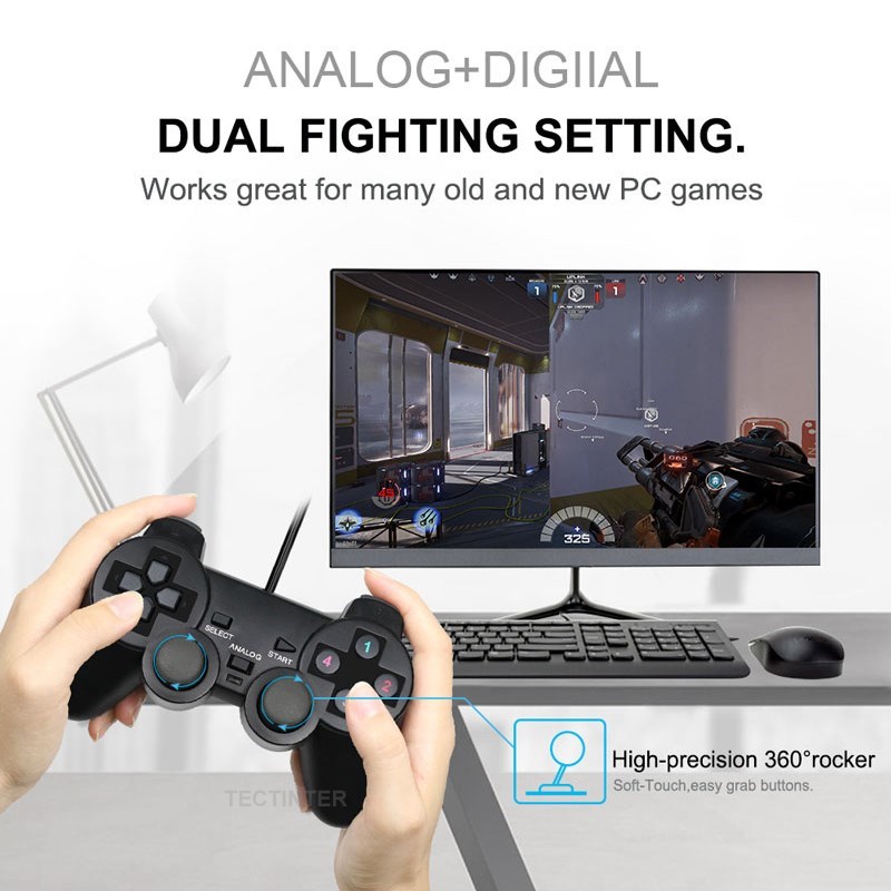 Wired USB PC Gaming Joystick G - Laptop Accessories Ideas ulasan dan harga