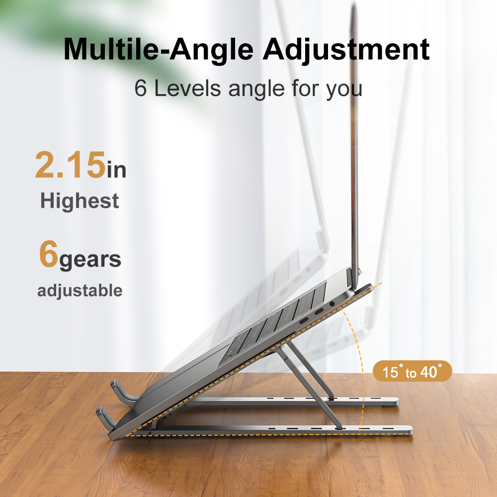 Adjustable Laptop Holder Alumi - Laptop Accessories Price ulasan dan harga