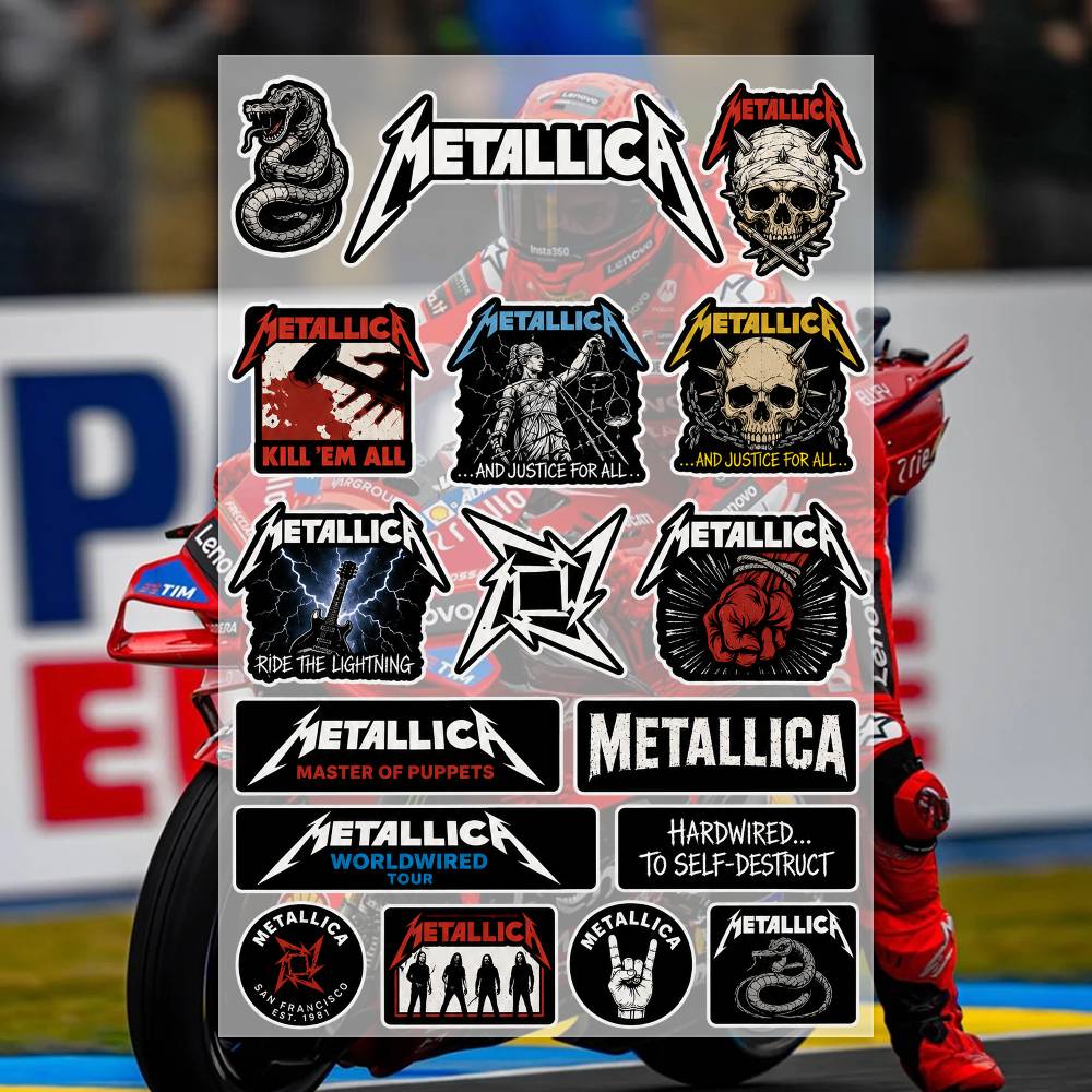 M-Metallica Stickers Moto Stic - Laptop Accessories Ideas ulasan dan harga