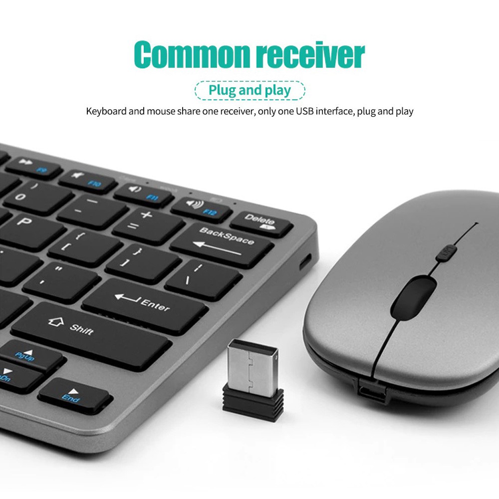 2.4G Wireless Keyboard Mouse S - Laptop Accessories Combo Set ulasan dan harga