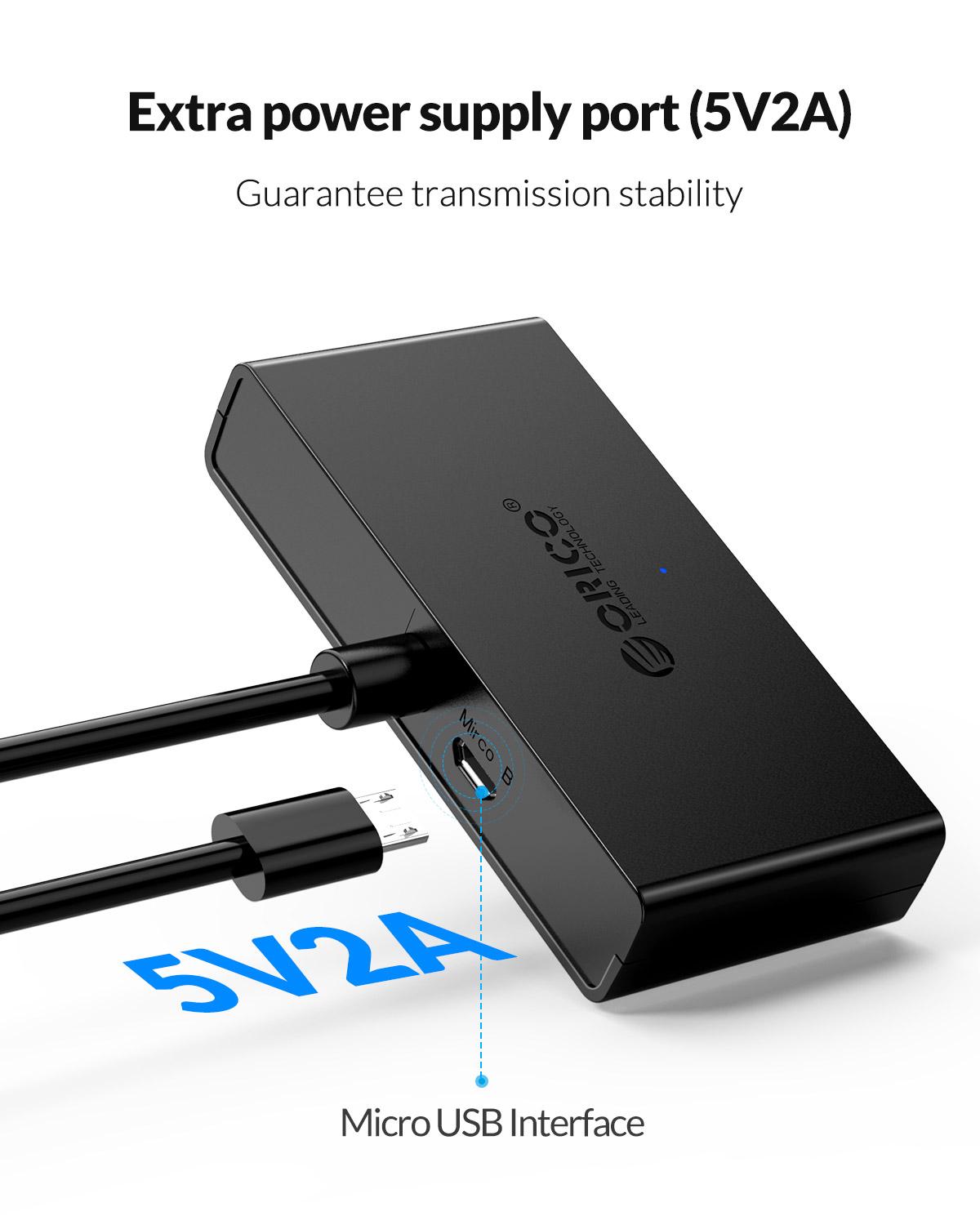 ORICO Hub USB 4 Ports Multi US - Laptop Accessories Ideas ulasan dan harga