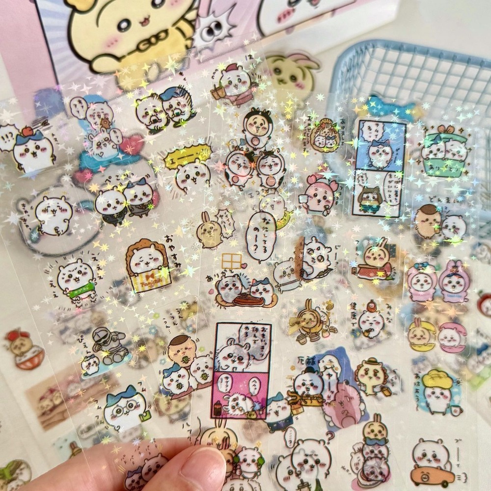 30Pcs Chiikawa Laser Stickers  - Laptop Accessories Wholesale ulasan dan harga