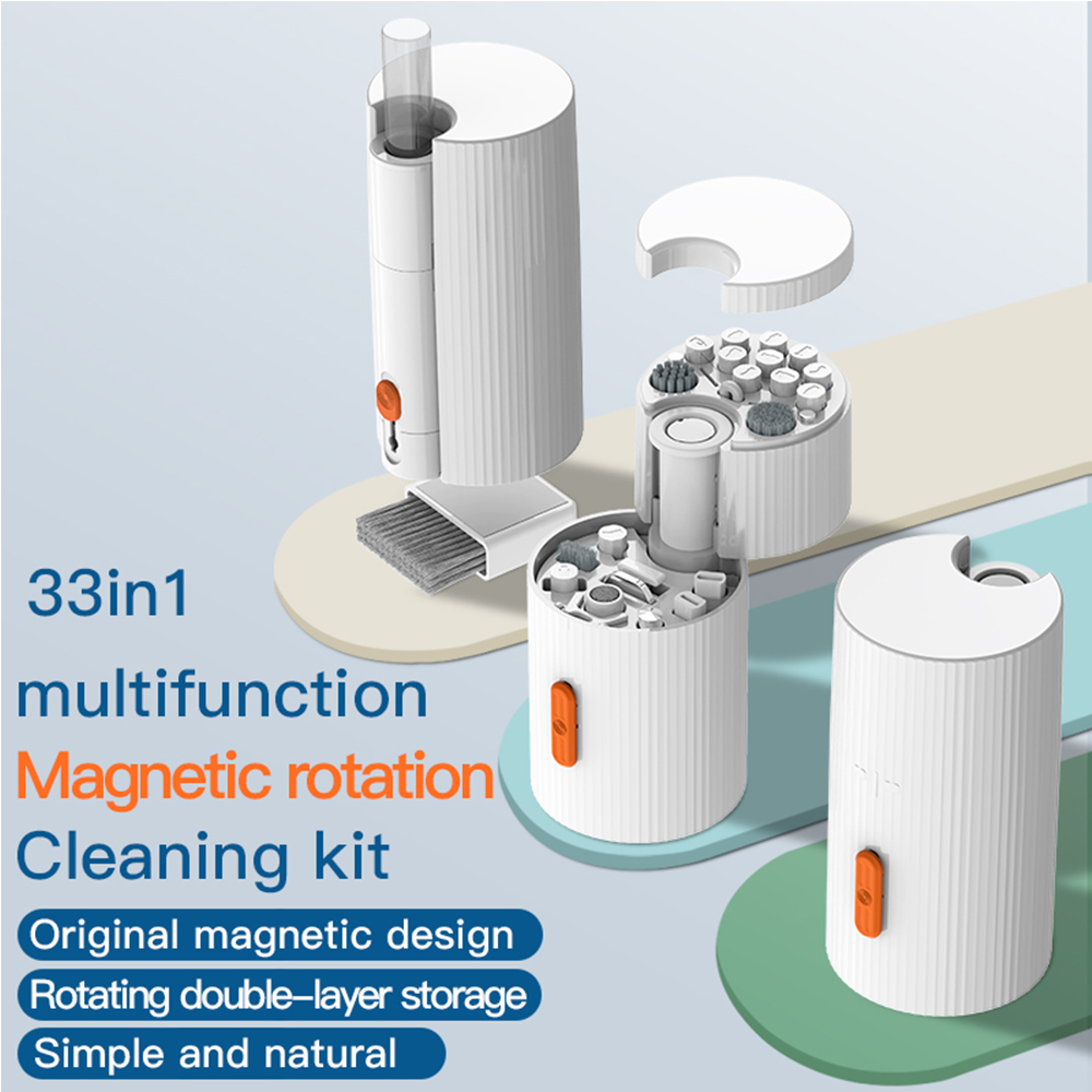33-in-1 Magnetic Rotating Elec - Laptop Accessories Cleaning Kit ulasan dan harga