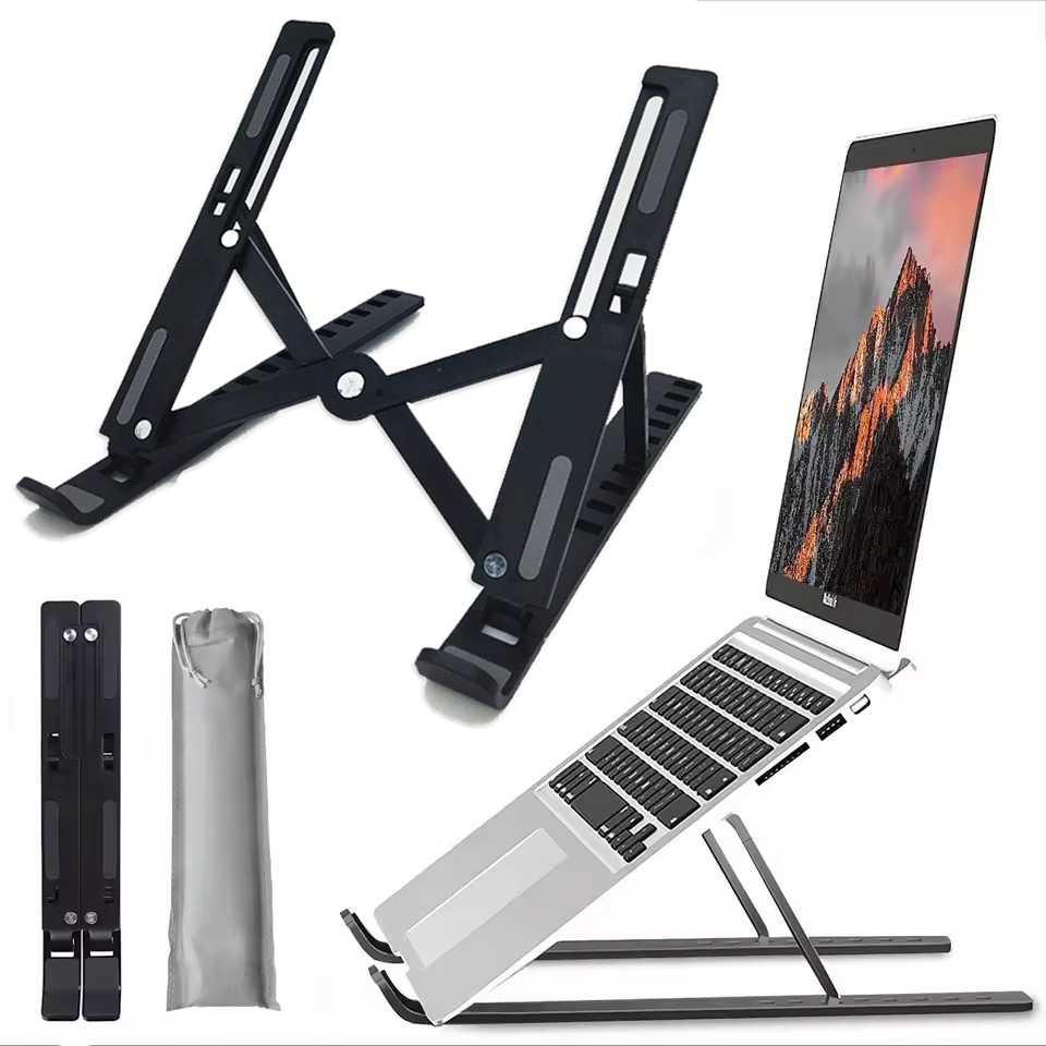 Foldable Laptop Stand Adjustab - Laptop Accessories Price ulasan dan harga