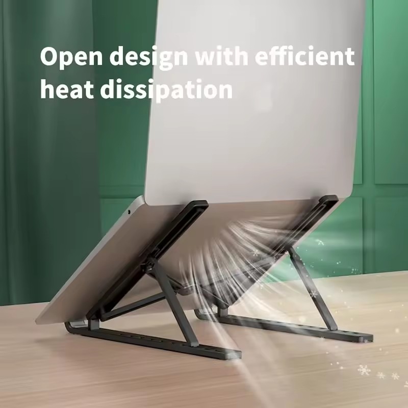 Foldable Laptop Stand Adjustab - Laptop Accessories Price ulasan dan harga