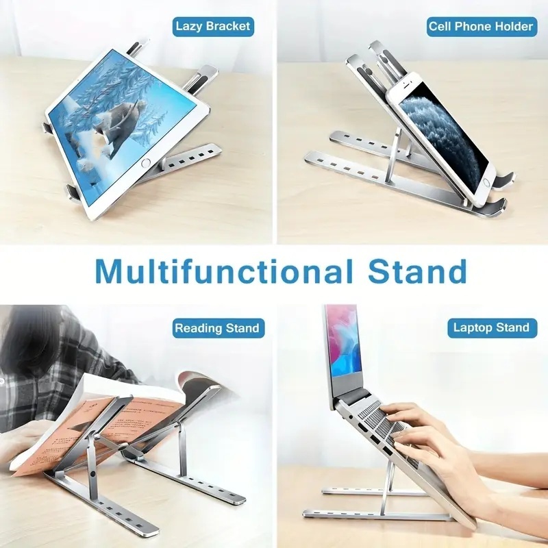 Foldable Laptop Stand Adjustab - Laptop Accessories Price ulasan dan harga