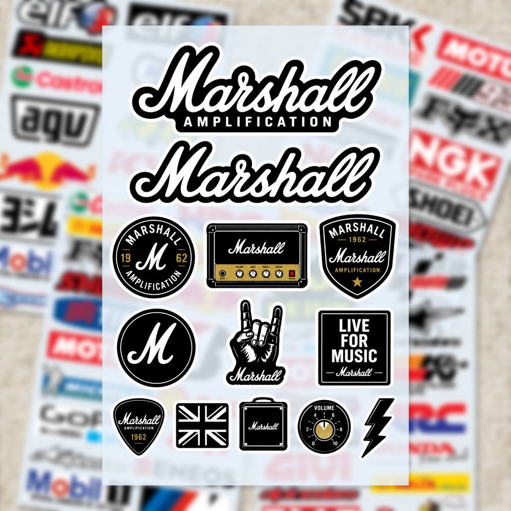 M-arshall Stickers Moto Sticke - Laptop Accessories Ideas ulasan dan harga