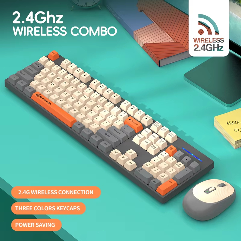 Shipadoo 2.4G Wireless/Wired G - Laptop Accessories Combo Set ulasan dan harga