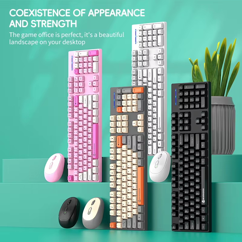 Shipadoo 2.4G Wireless/Wired G - Laptop Accessories Combo Set ulasan dan harga