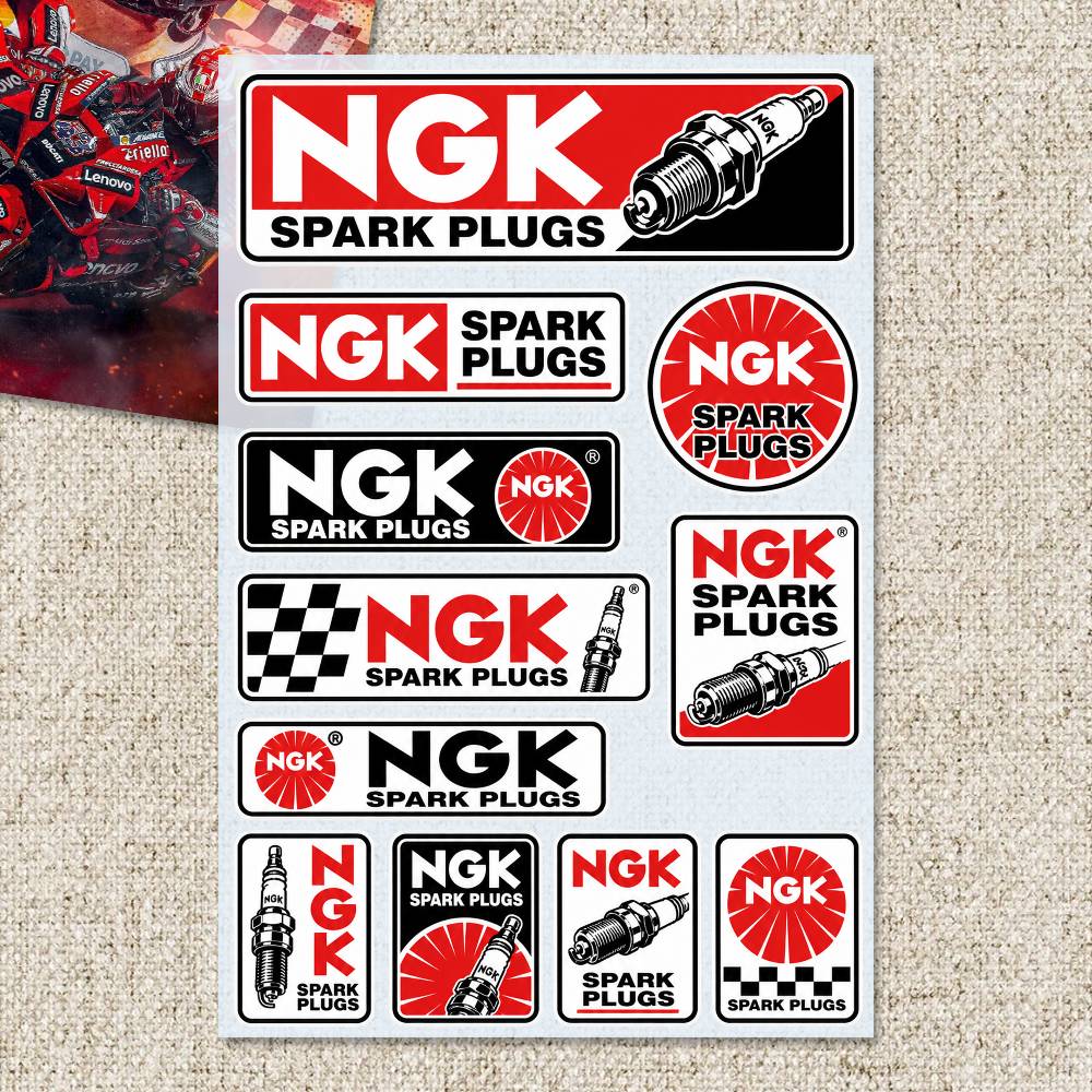 N-GK SPA-RK PLUGS Stickers Mot - Laptop Accessories Ideas ulasan dan harga