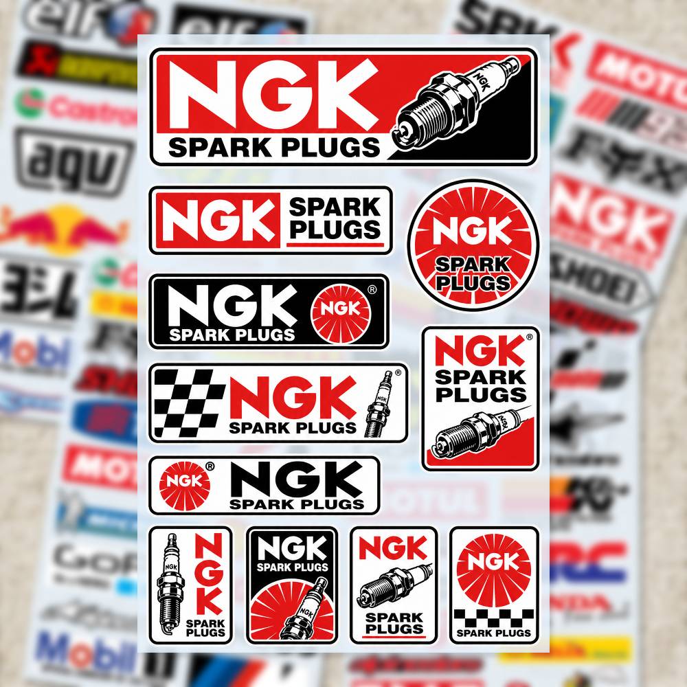 N-GK SPA-RK PLUGS Stickers Mot - Laptop Accessories Ideas ulasan dan harga