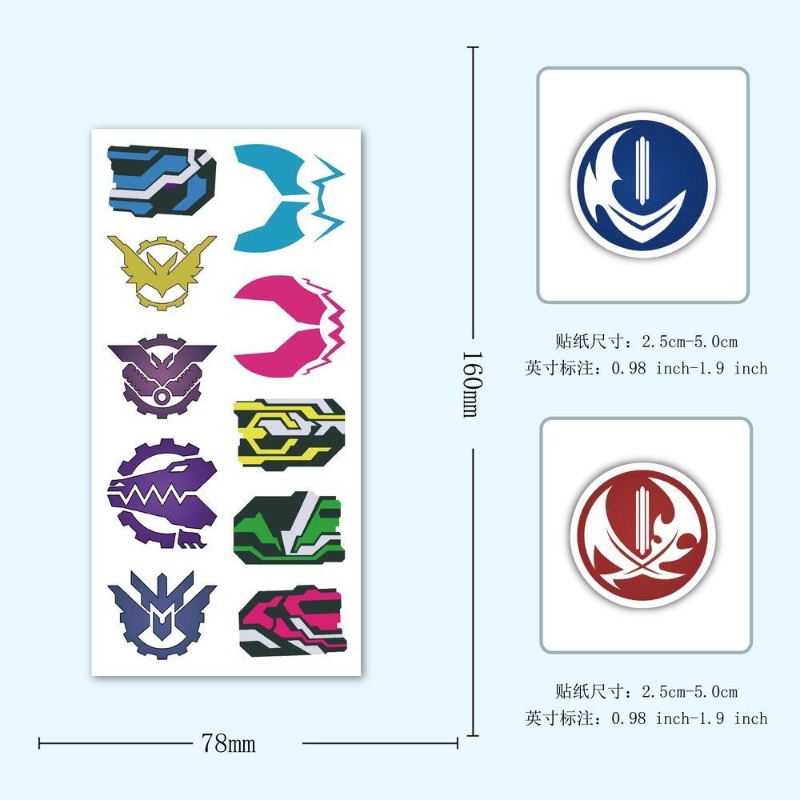 60 Sheets Kamen Rider Logo Sti - Laptop Accessories Wholesale ulasan dan harga